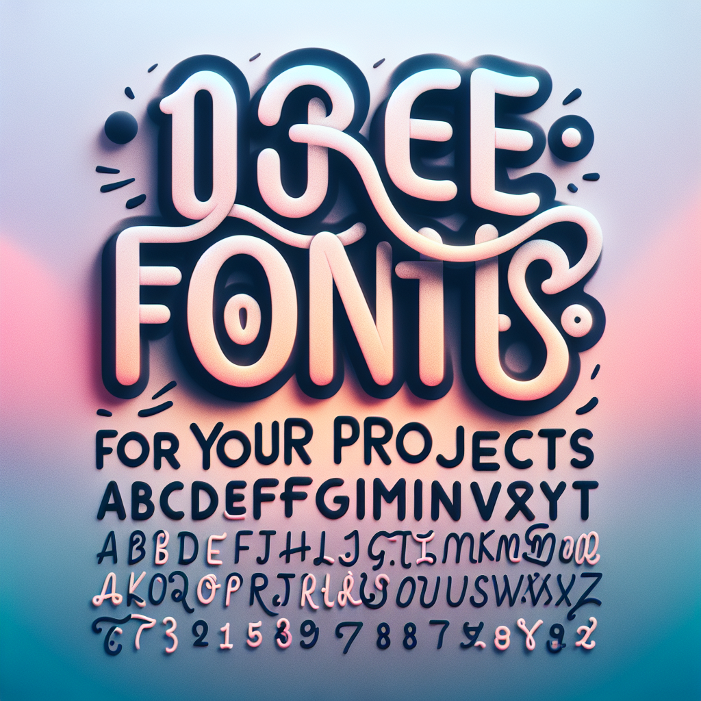 10+ Fuentes Gratuitas para tus Proyectos