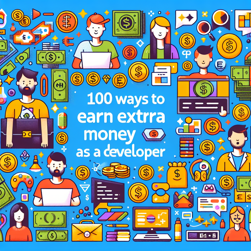 100 formas de ganar dinero extra como desarrollador