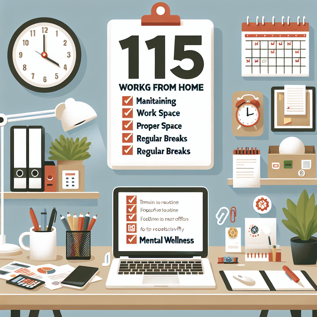 15 Consejos para Trabajar desde Casa y Mantener la Productividad