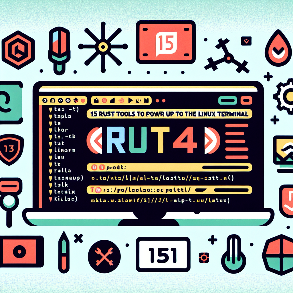 15 herramientas Rust para potenciar tu terminal Linux