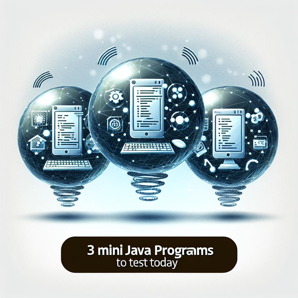 3 Mini Programas Java para Probar Hoy