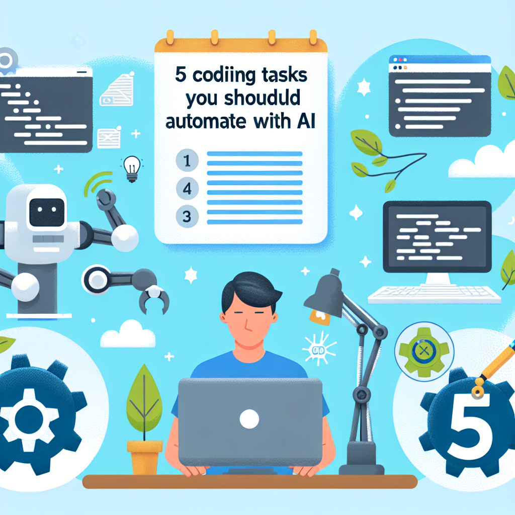5 Tareas de Codificación que Debes Automatizar con IA