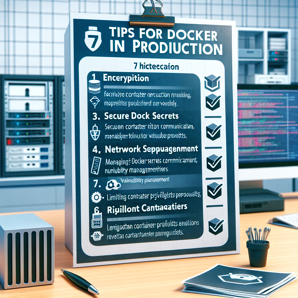 7 Consejos para la Seguridad de Docker en Producción