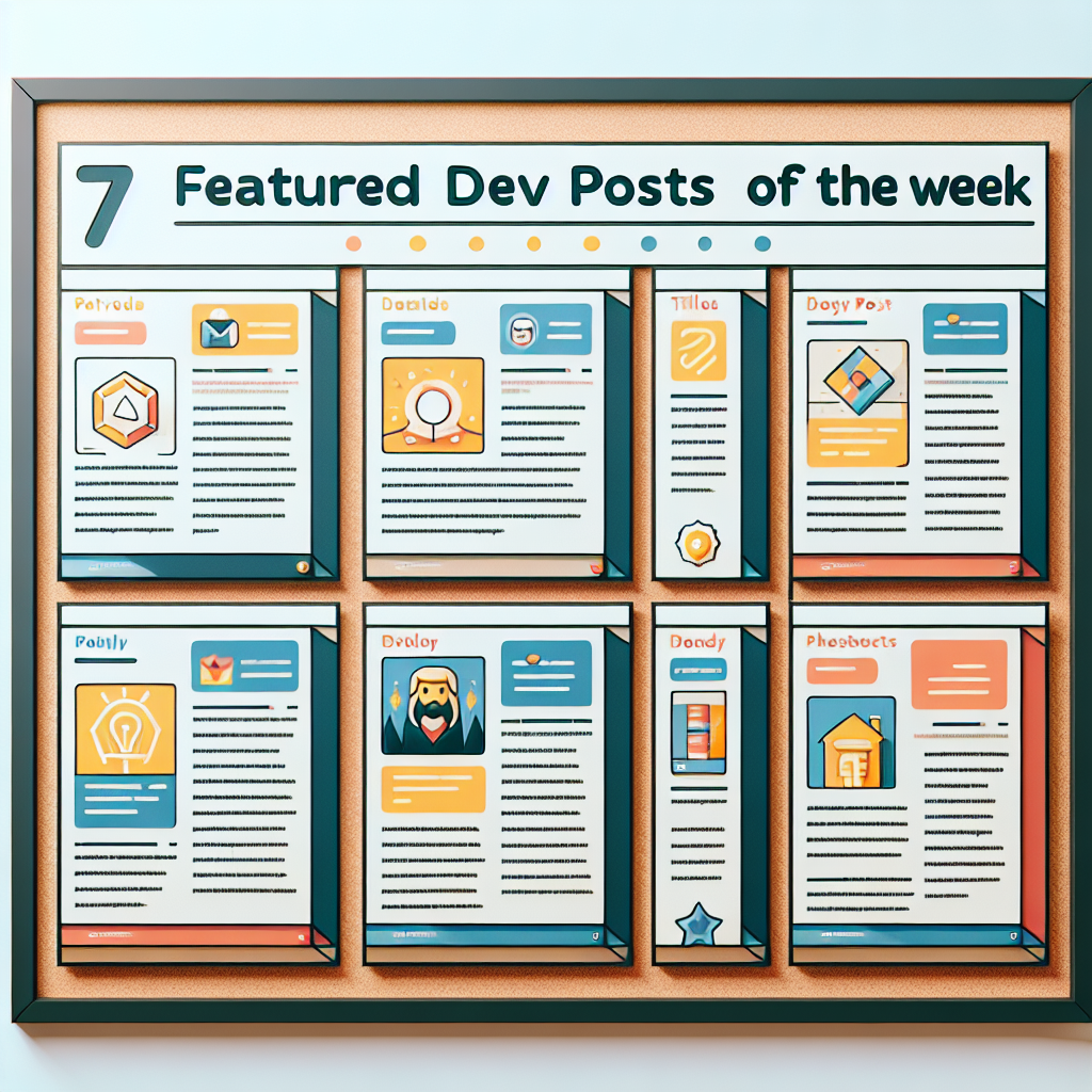 7 Publicaciones DEV Destacadas de la Semana