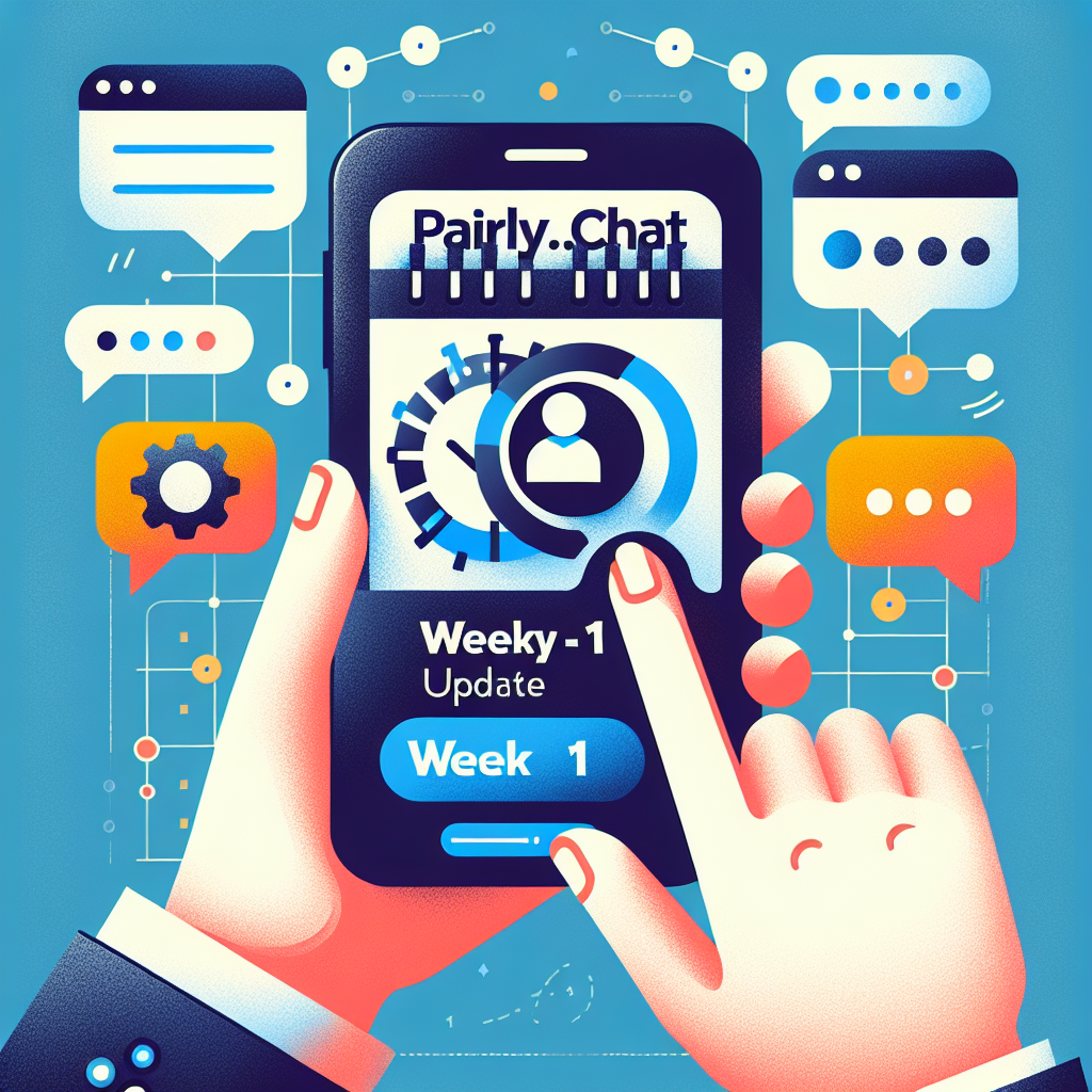 Actualización semanal de Pairly.chat - Semana 1