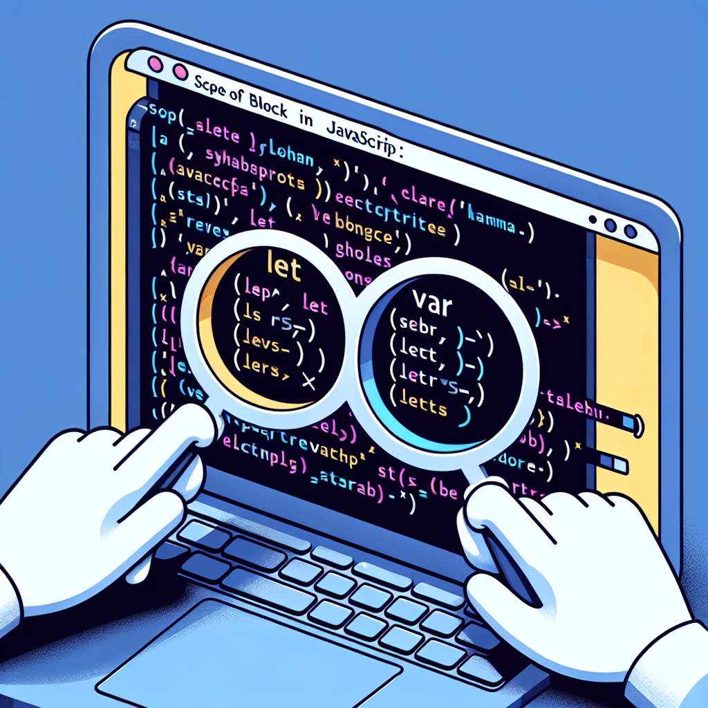 Alcance de Bloque en JavaScript: let vs var