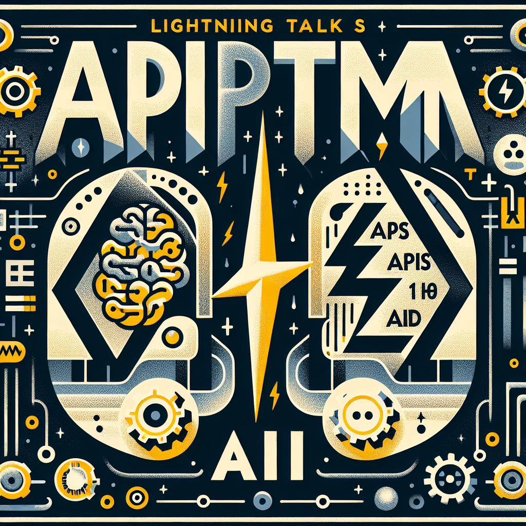 APIGTM: Charlas relámpago sobre APIs e IA
