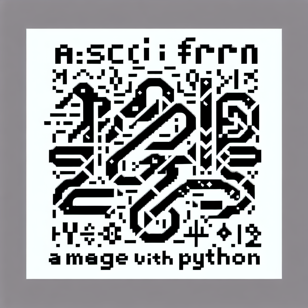 Arte ASCII desde una imagen con Python