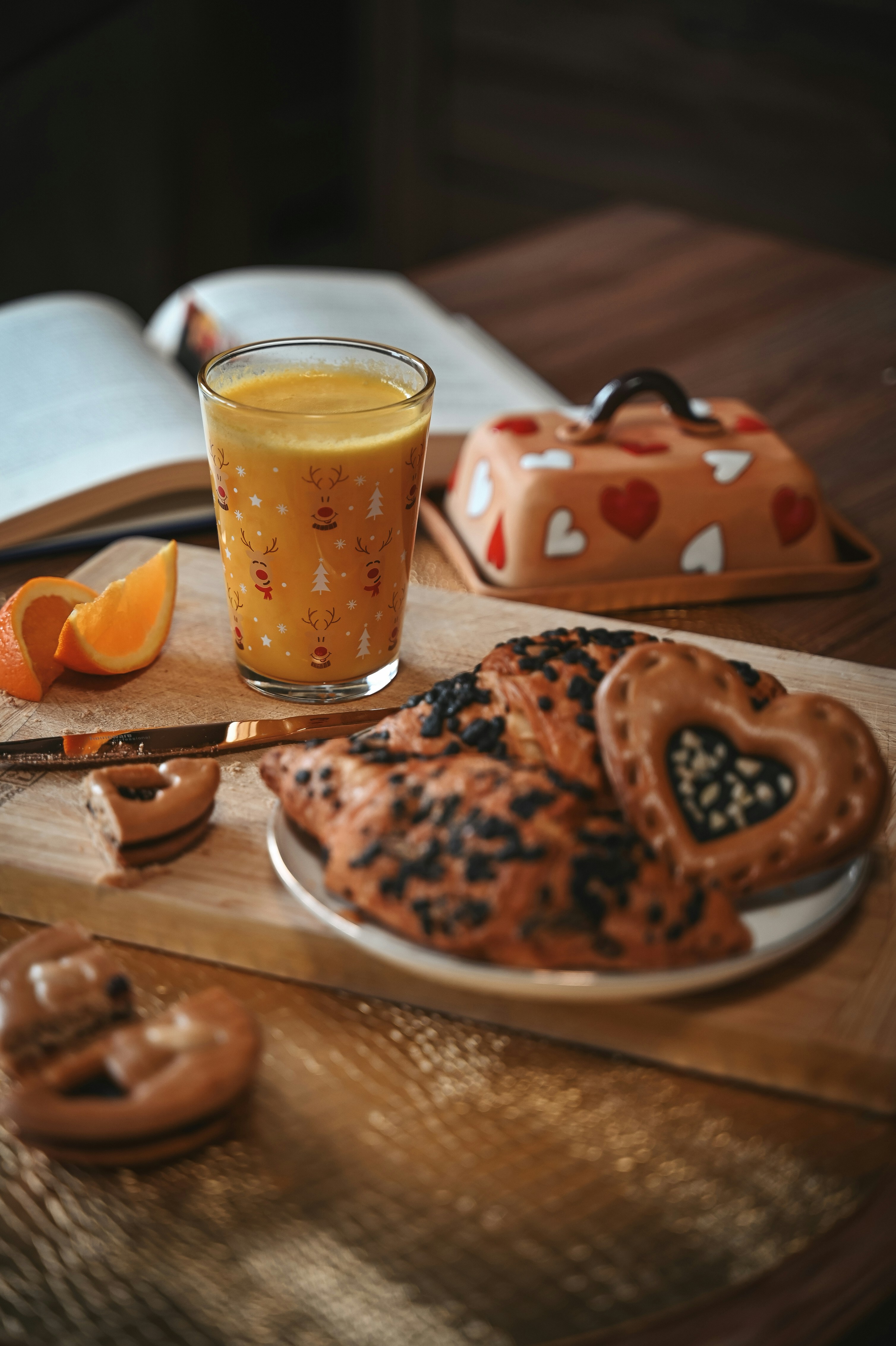 Corazón acogedor hecho a mano