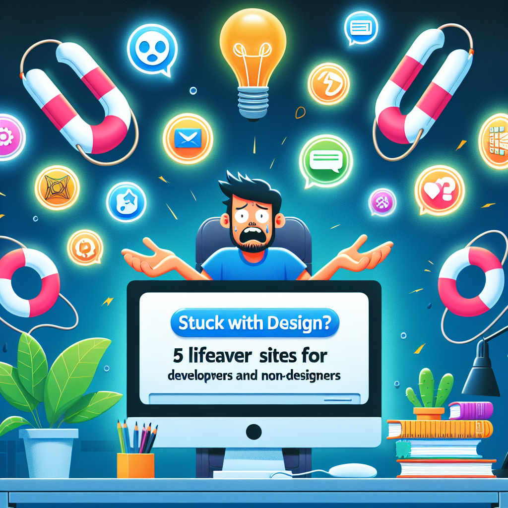 ¿Atascado con el diseño? 5 sitios salvavidas para desarrolladores y no diseñadores