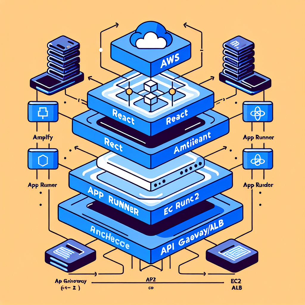AWS para React Multitenant: Amplify, App Runner y EC2 con API Gateway/ALB