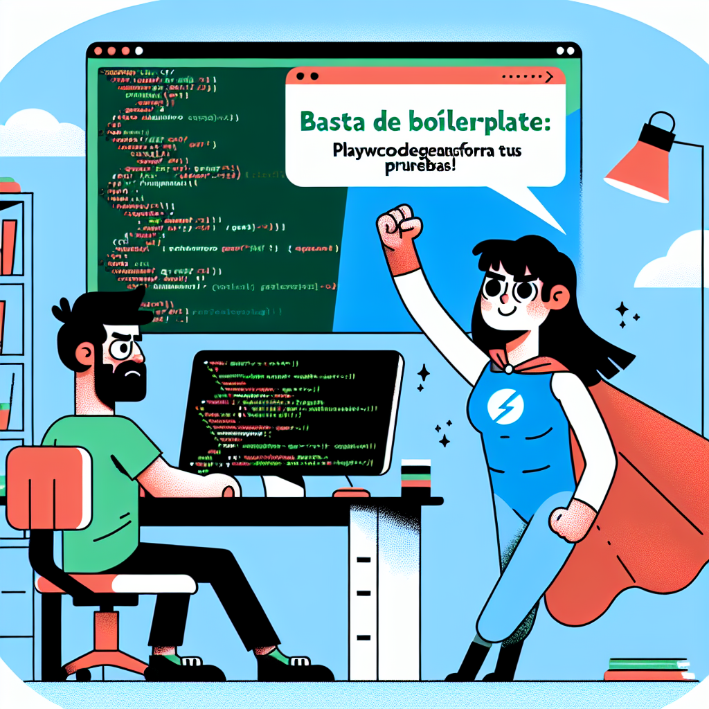 Basta de boilerplate: Playwright Codegen transforma tus pruebas