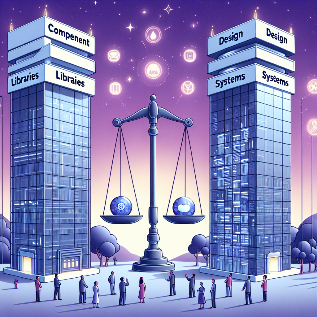 Bibliotecas de componentes vs Design Systems: ¿Qué es mejor en 2025?