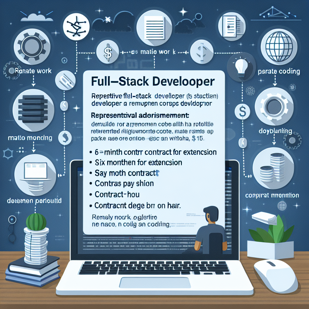 Buscamos Desarrollador Full-Stack – Remoto, Contrato de 6+ Meses ($10–$15/h)