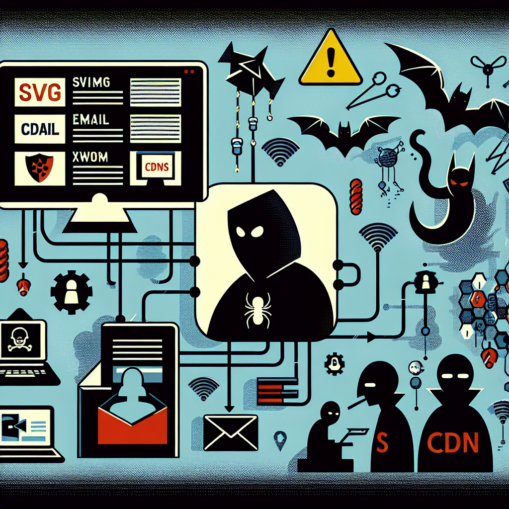 Campaña de malware usa SVGs, adjuntos de correo y CDNs para desplegar XWorm y Remcos mediante scripts BAT