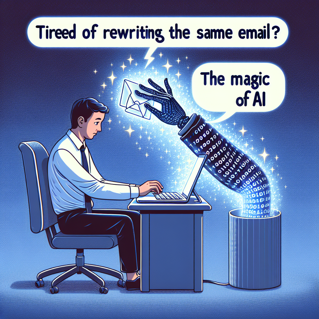 Cansado de Reescribir el Mismo Correo? Magia de la IA