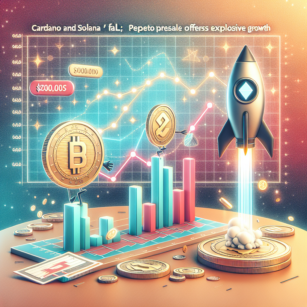 Cardano y Solana caen; Pepeto presale ofrece crecimiento explosivo