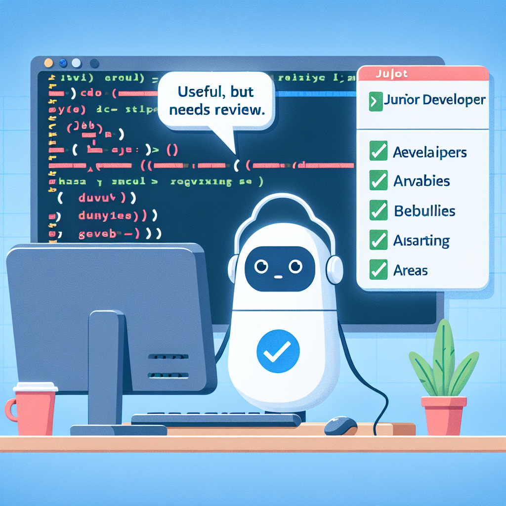 ChatGPT como dev junior: útil, pero necesita revisión