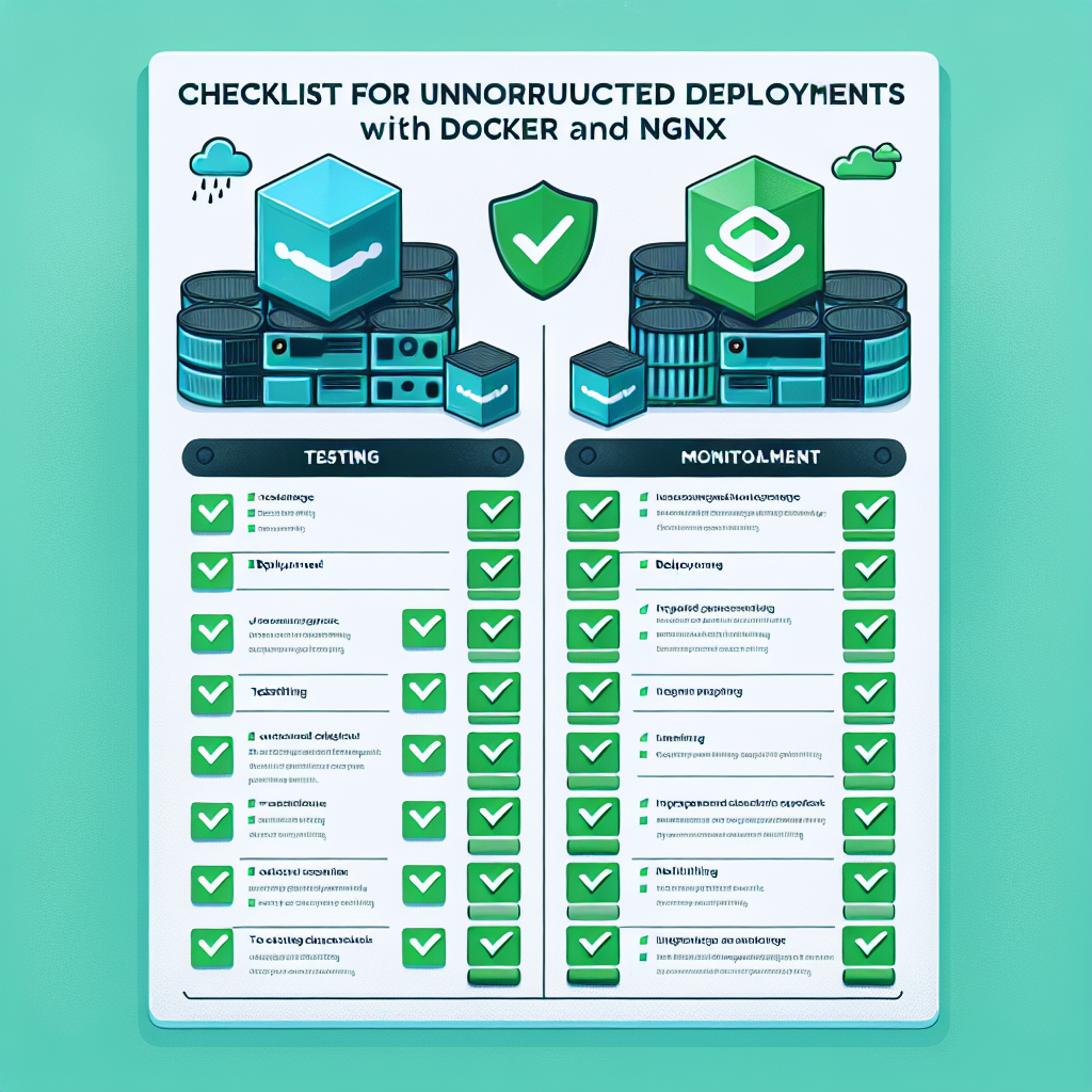 Checklist para despliegues sin interrupciones con Docker y Nginx