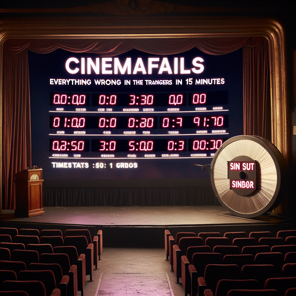 CinemaSins: Todo mal en Los Extraños: Capítulo 1 en 15 Minutos