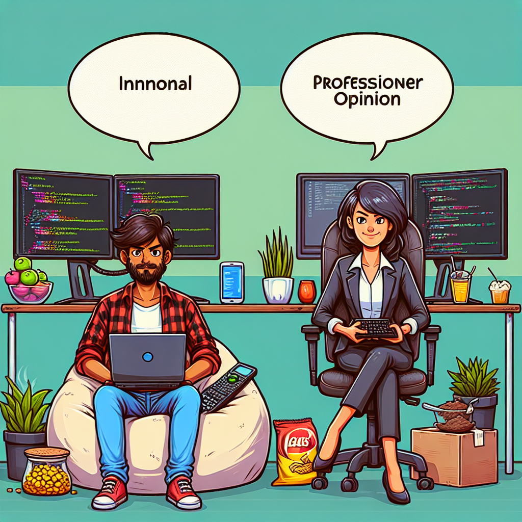 Codificación informal vs profesional: la opinión honesta de un desarrollador