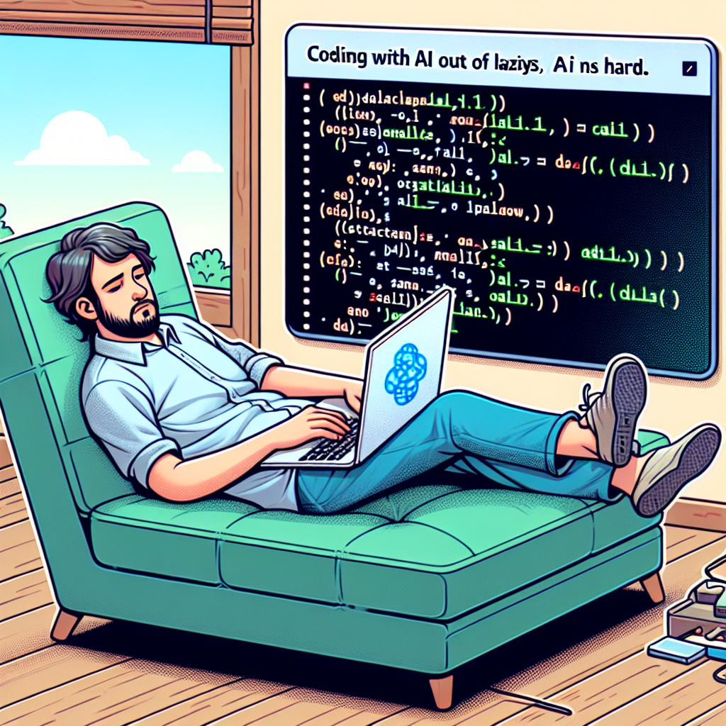 Código con IA por pereza, IA en software es difícil