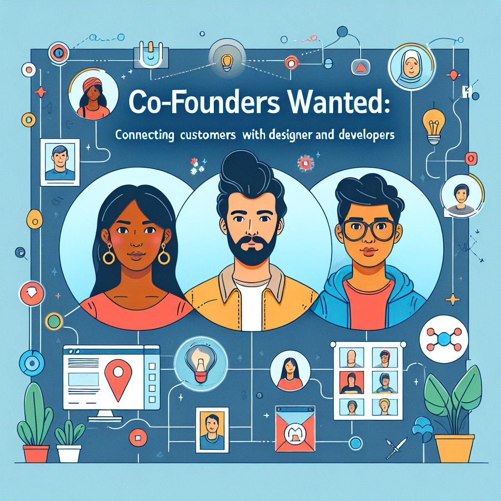Cofundadores buscados: conectamos clientes con diseñadores y desarrolladores