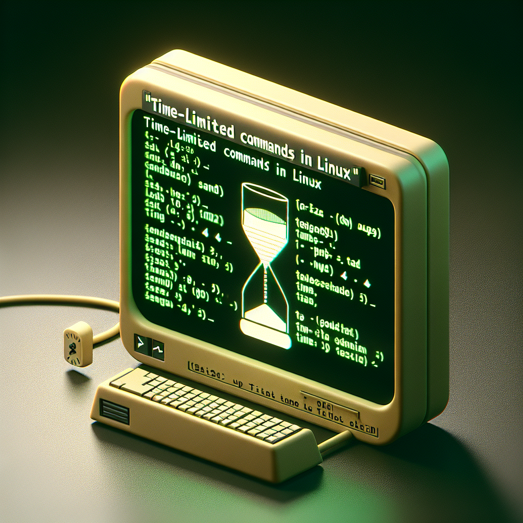 Comandos con Timeout en Linux