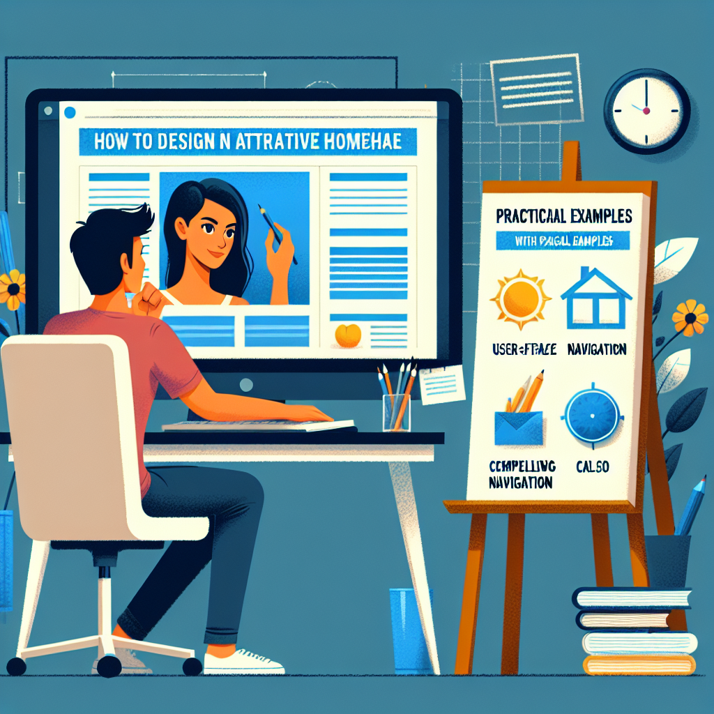 Cómo Diseñar una Página de Inicio Atractiva con Ejemplos Prácticos