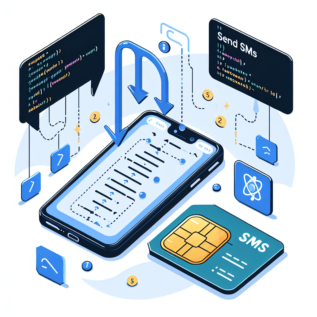 Cómo envío SMS desde mi app de React con mi teléfono y SIM