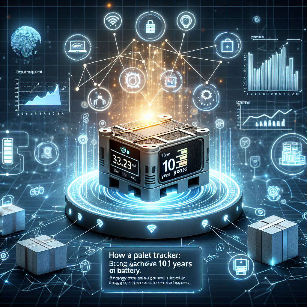 Cómo un rastreador de pallets logra 10 años de batería: optimización de energía en IoT