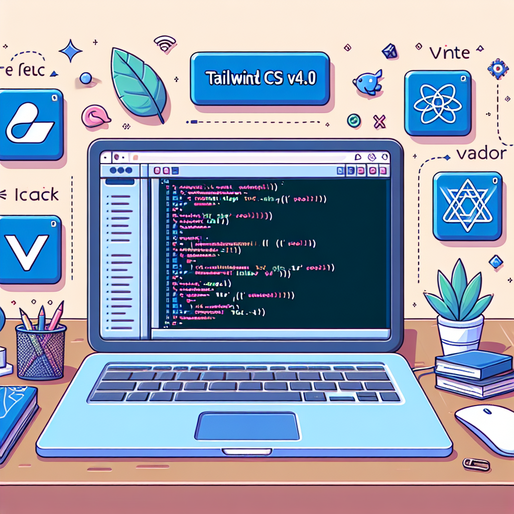Configura Tailwind CSS v4.0 con Vite y React