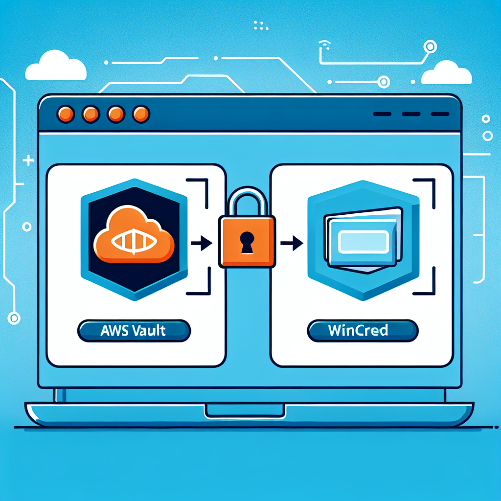 Configurar AWS Vault con Wincred para credenciales seguras en Windows