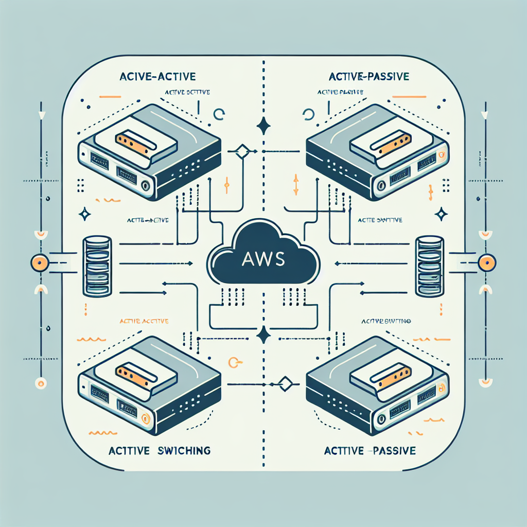 Conmutación Activo-Activo y Activo-Pasivo en AWS