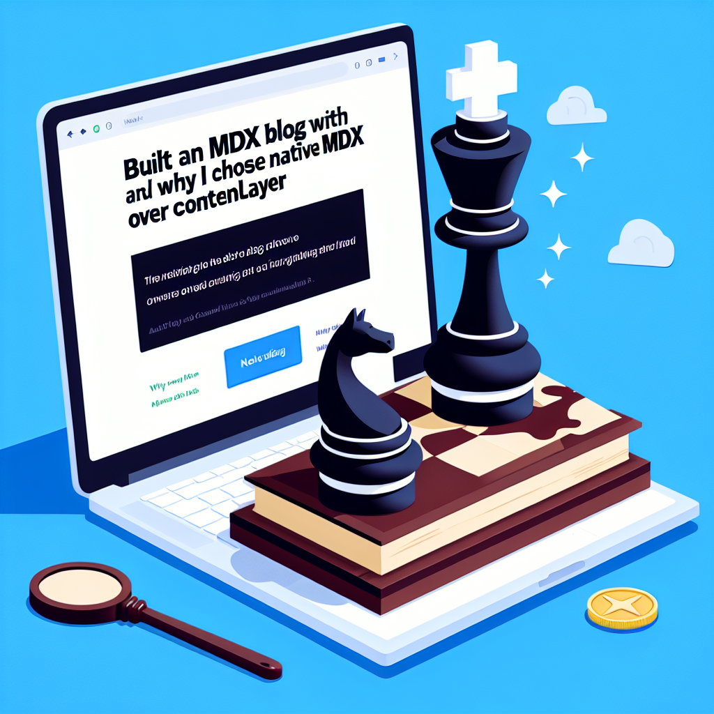 Construí un blog MDX con Next.js y por qué elegí MDX nativo sobre Contentlayer