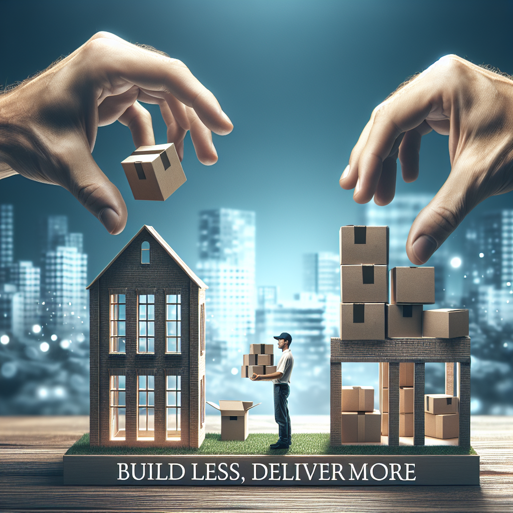 Construye menos, entrega más