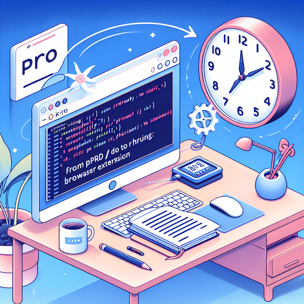 Construyendo Writely con Kiro: de PRD a extensión de navegador en horas