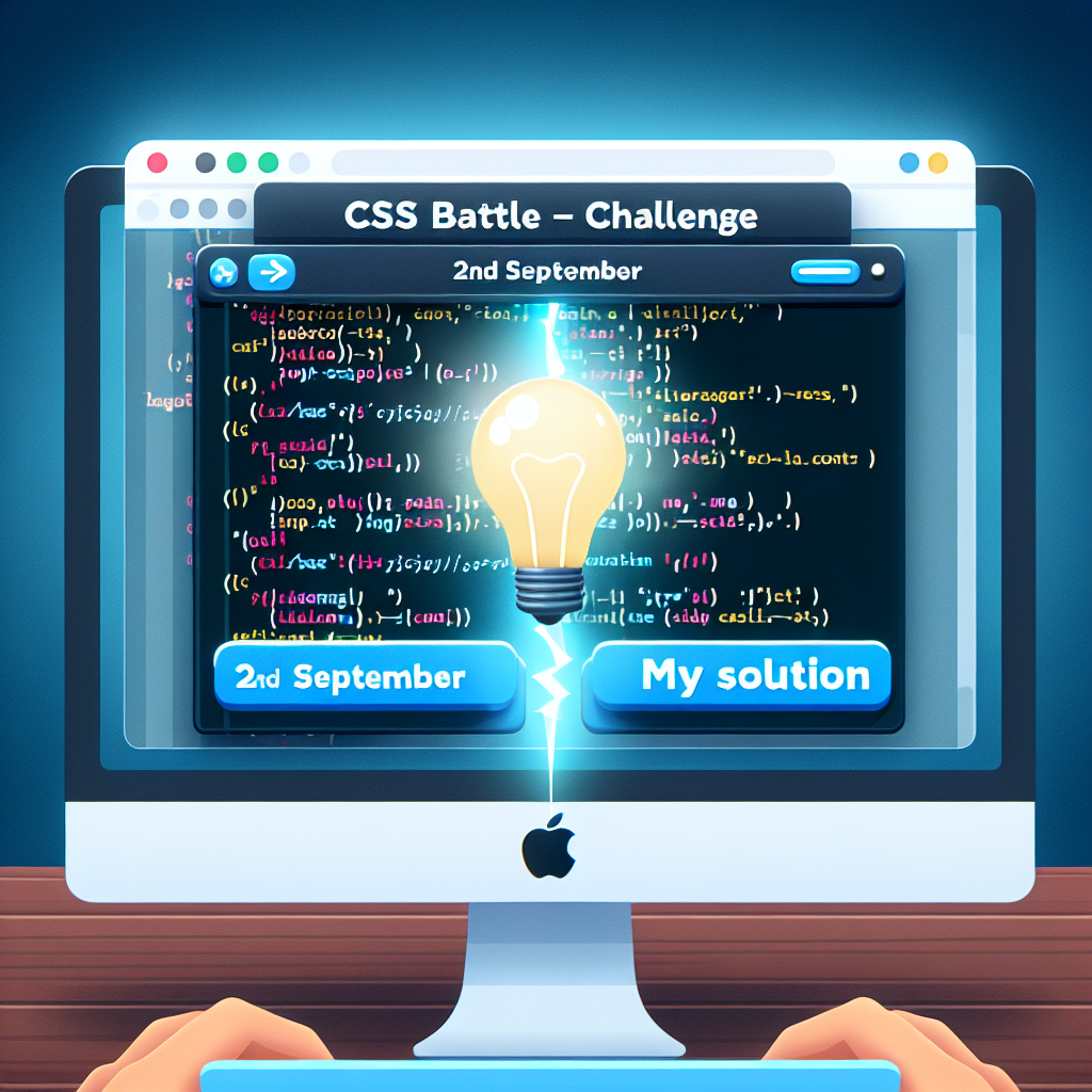 CSSBattle Desafío 2 de septiembre – Mi Solución