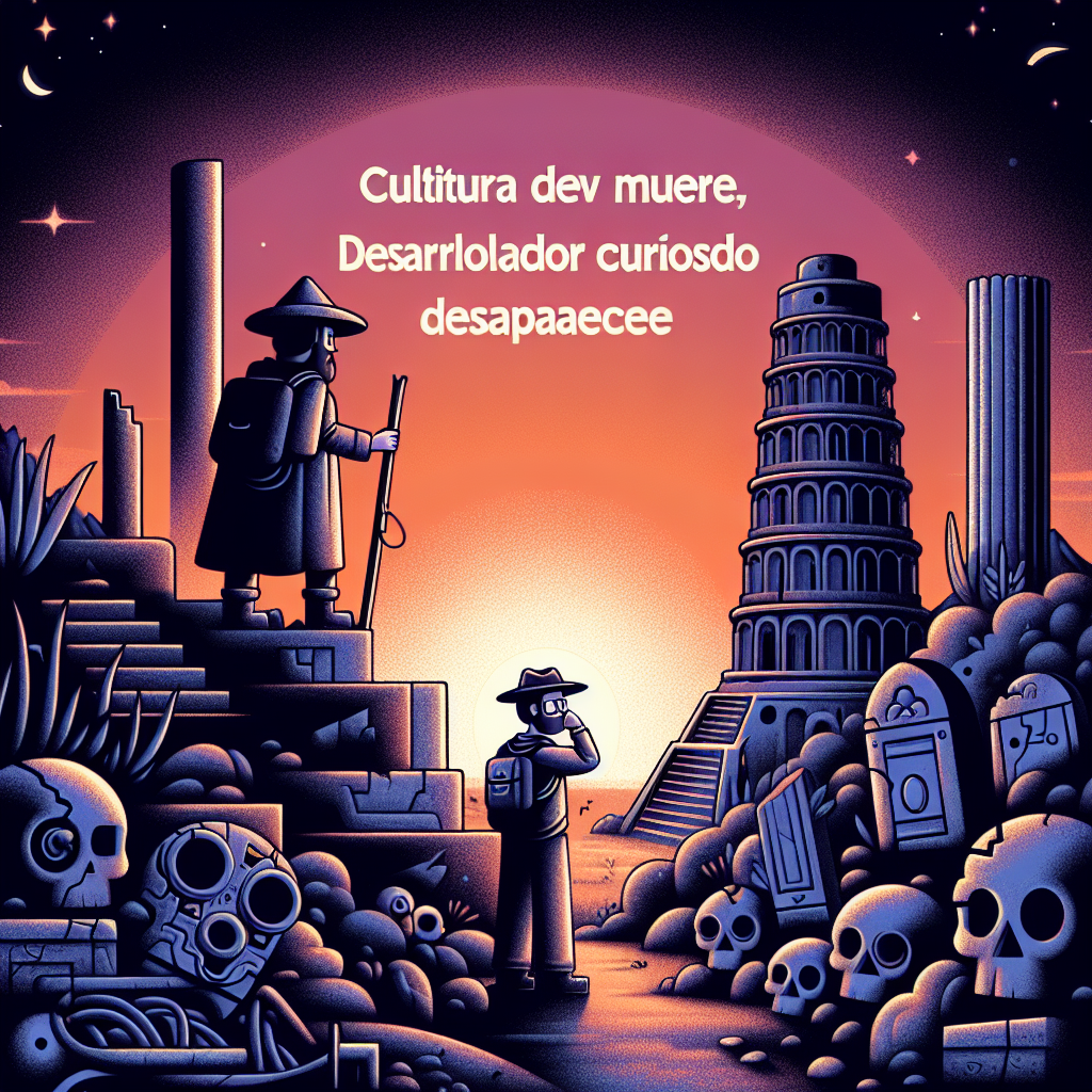 Cultura Dev Muere, Desarrollador Curioso Desaparece