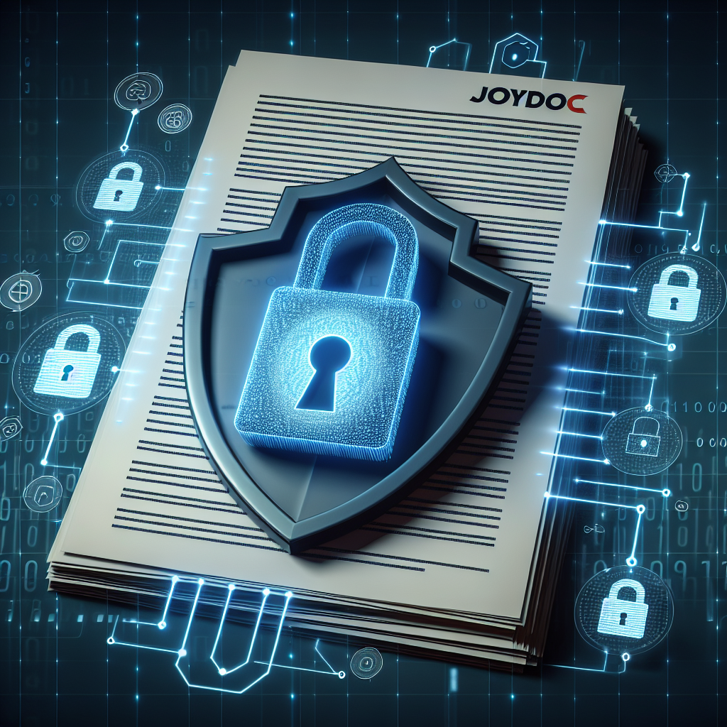 Cumplimiento y privacidad de PDFs con JoyDoc