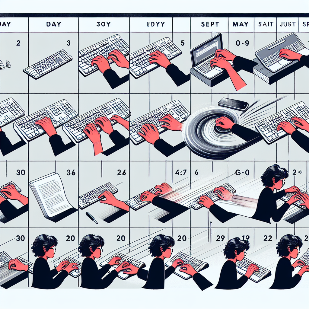 De dos dedos a 50+ WPM: 30 días de mecanografía