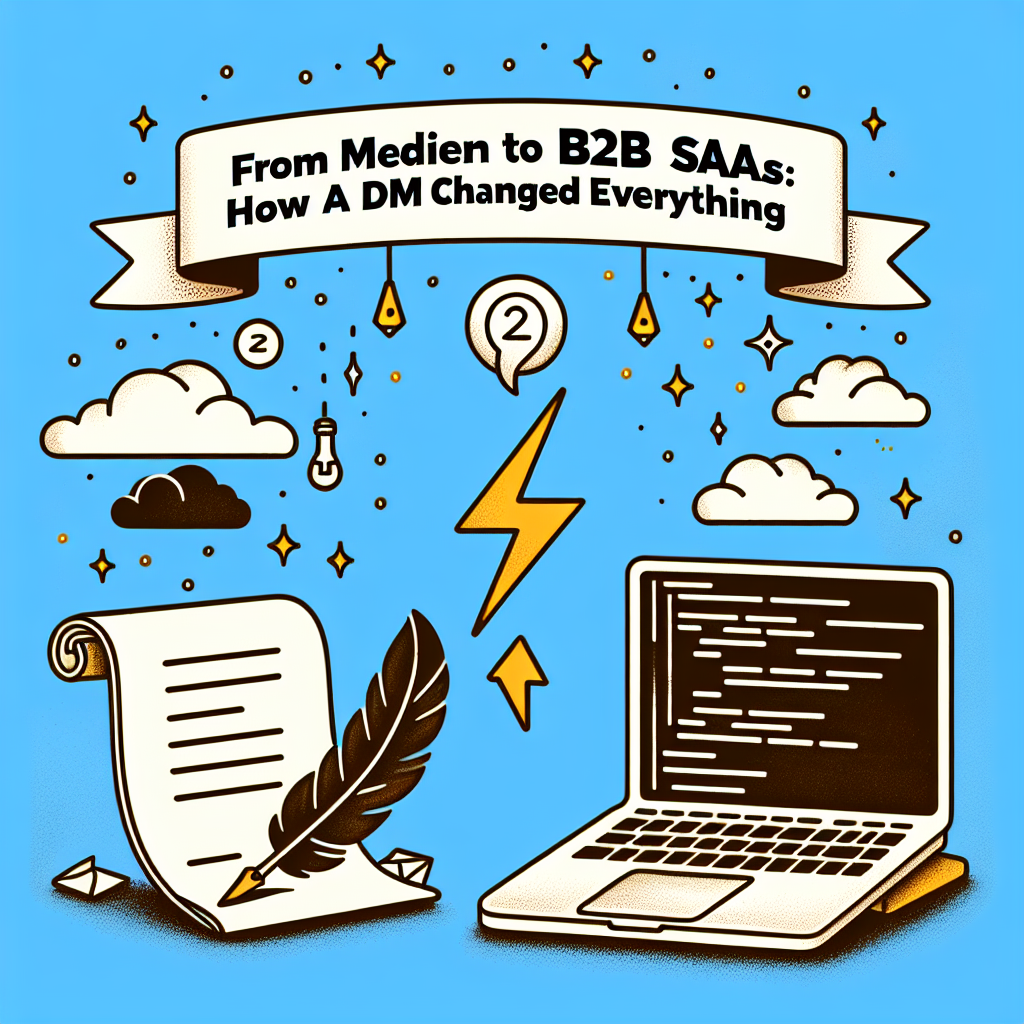 De Medium a B2B SaaS: cómo un DM cambió todo