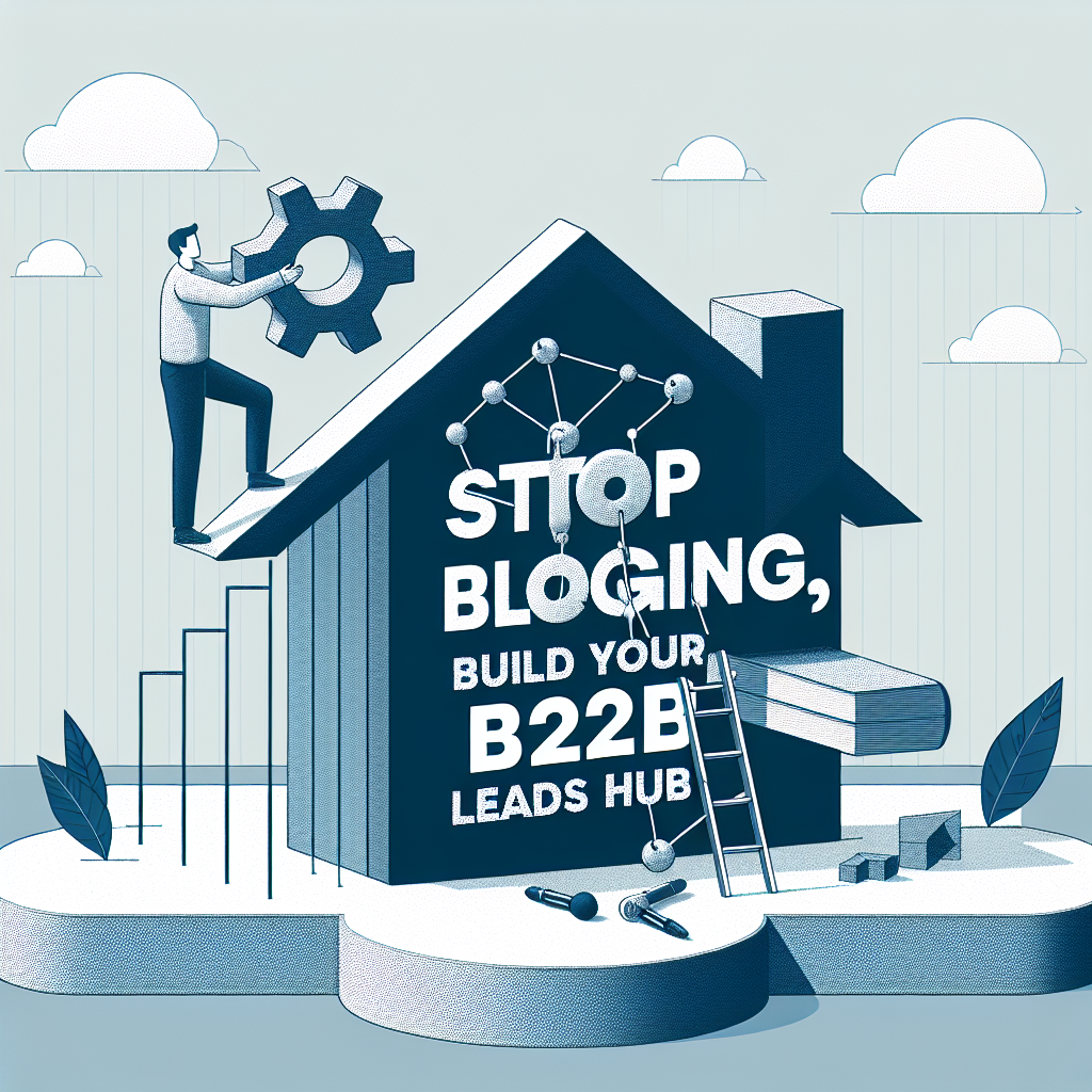 Deja de bloguear, arma tu hub B2B de leads