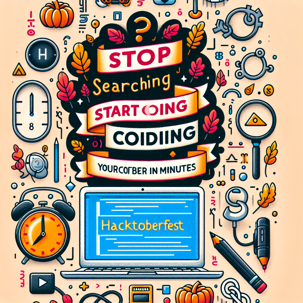 Deja de buscar, empieza a programar: tu Hacktoberfest en minutos