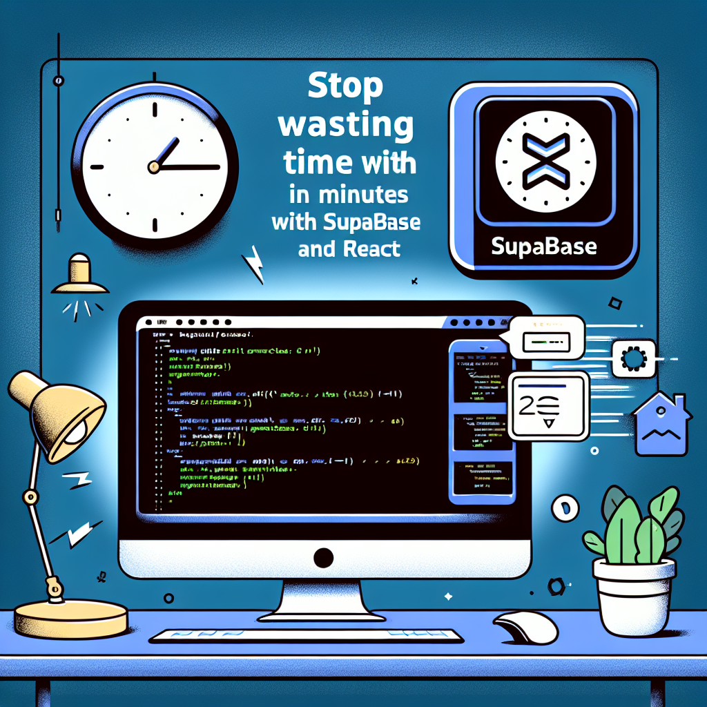 Deja de perder tiempo con APIs: Backend en minutos con Supabase y React