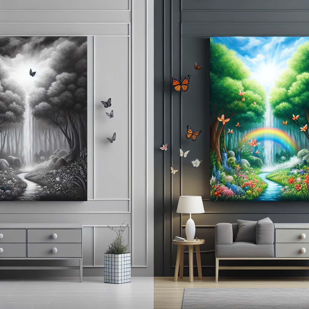 Del gris al sueño: Pintura que transforma espacios pequeños