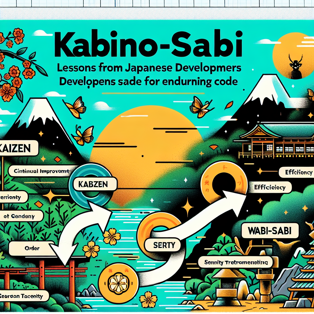 Del Kaizen al Wabi-Sabi: Lecciones de desarrolladores japoneses para un código que perdura