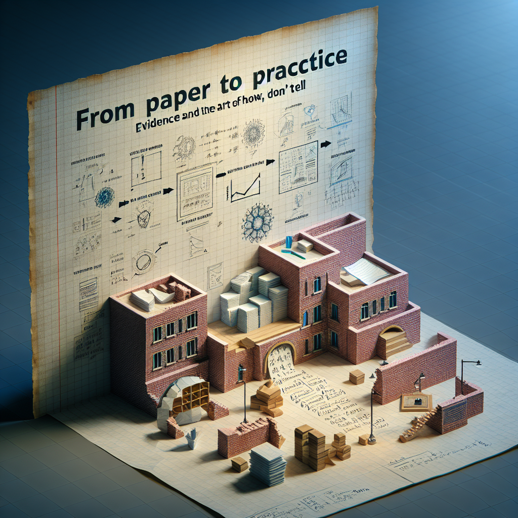 Del Papel a la Práctica: Evidencia y el Arte de Mostrar, No Contar