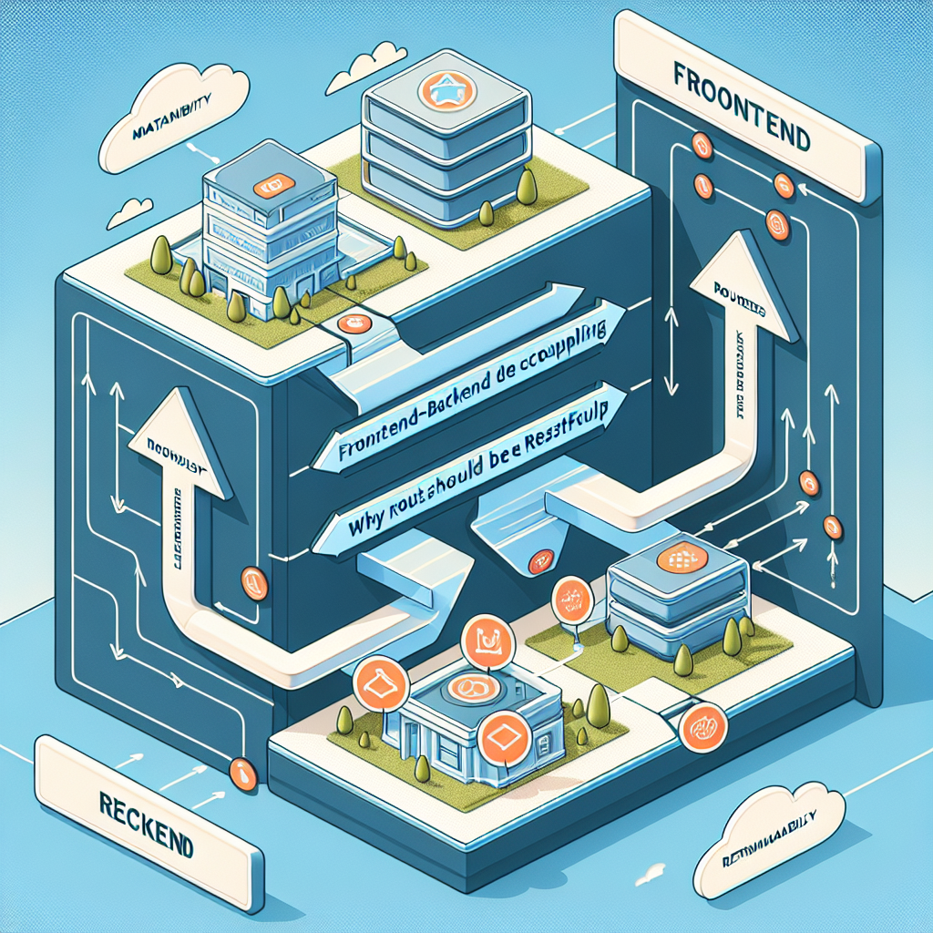 Desacople Frontend-Backend: Por qué las Rutas Deben Ser RESTful