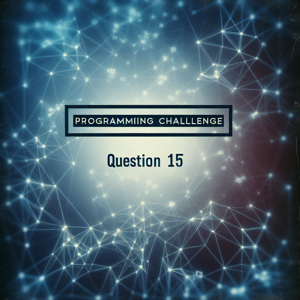 Desafío de Programación: Pregunta 15